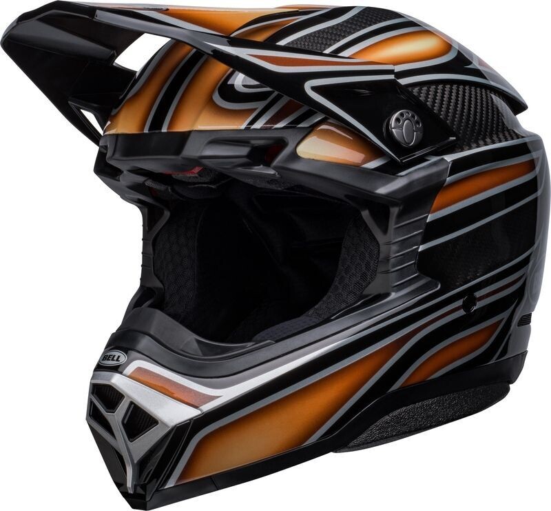 Casco BELL Moto-10 Spherical Webb Marmont - Negro/Cobre
