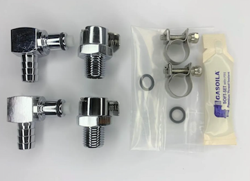Kit conectores metálicos deposito gasolina Ducati 916 / 748