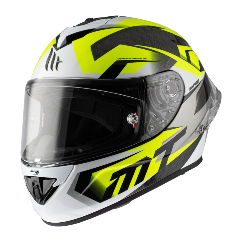 Mt Helmet RAPIDE PRO FUGAZ I0 MATT PEARL WHITE