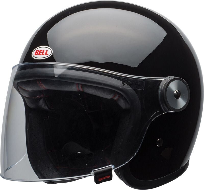 CASCO BELL RIOT NEGRO 55-56 / TALLA S