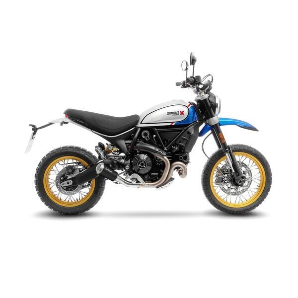 Silenciador Slip-On LV-10 - negro inoxidable Ducati Scrambler Desert Sled 21-23