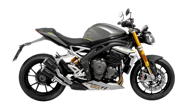 Silenciador Slip-On LV-10 - Triumph SPEED TRIPLE 1200 Negro Homologado