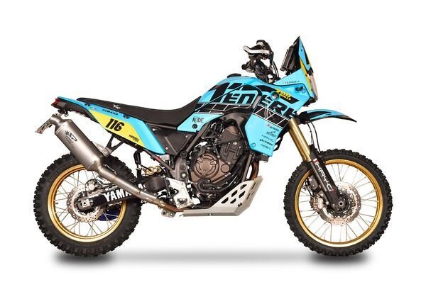 Silenciador Slip-On Dakar Titanio SPARK MUFFLER TENERE HIGH TIT  Yamaha Tenere Homologado