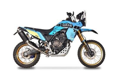 Silenciador Slip-On Dakar SPARK MUFFLER TENERE HIGH DARK Yamaha Tenere Homologado