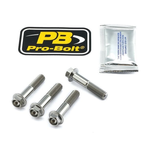 Kit de tornillería en titanio para eje delantero Ducati