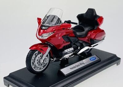 Honda Goldwing Gold Wing Rojo 1/18