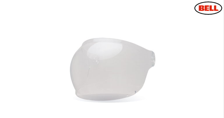 PANTALLA BURBUJA CINTA MARRÓN BELL BULLITT TRANSPARENTE