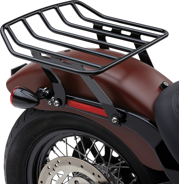 Rejilla portaequipajes desmontable asiento individual Big Ass® COBRA DTCH SOLO RACK BLK FLSL