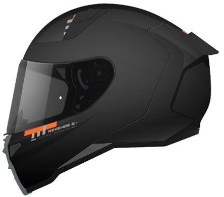 MT REVENGE II S SOLID A1 MATT BLACK