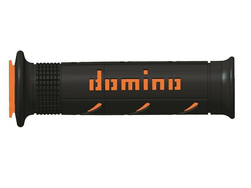 Puños racing DOMINO super soft 126mm negro/naranja A25041C4540
