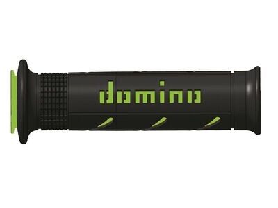 Puños racing DOMINO super soft 126mm negro/verde A25041C4440