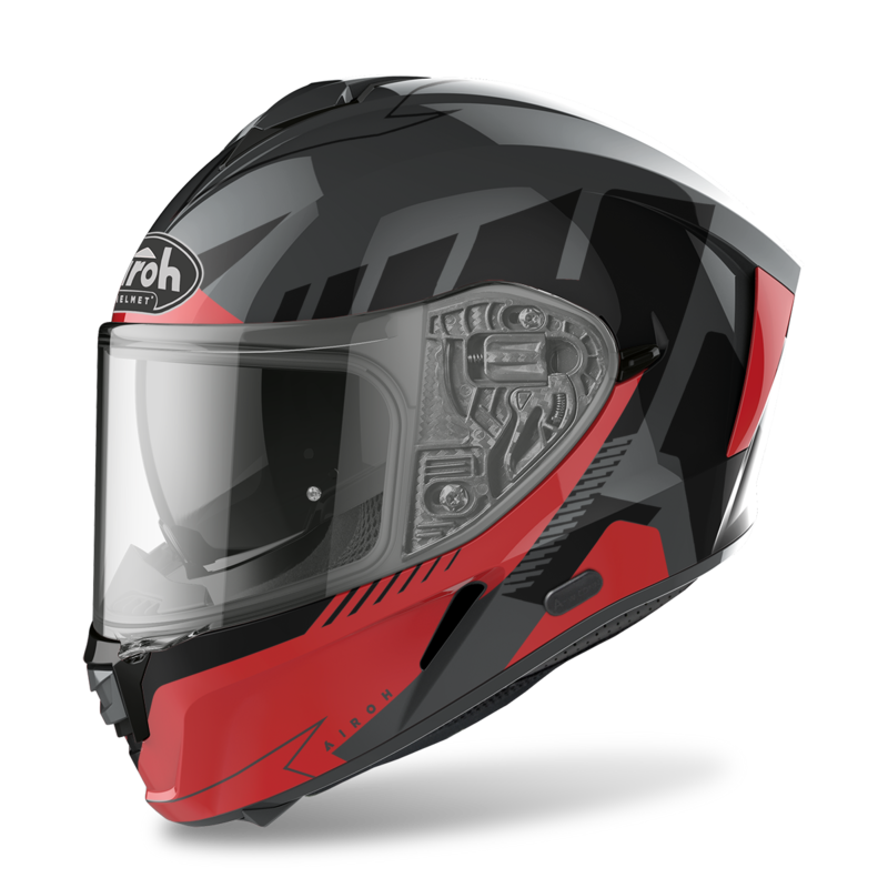 Airoh Spark Rise rojo brillo