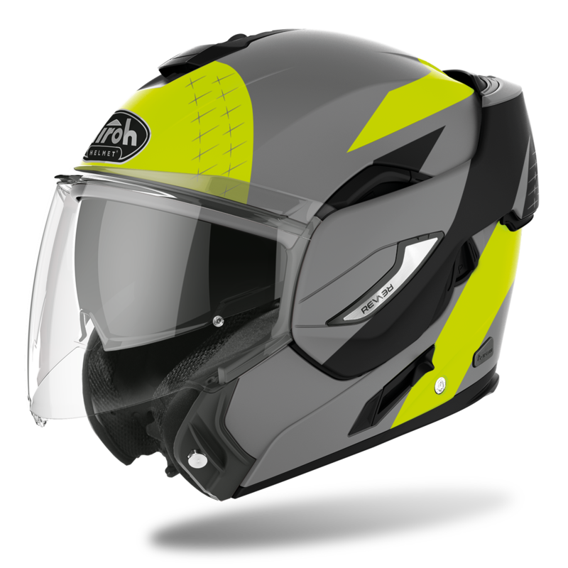 Airoh REV 19 amarillo plomo mate