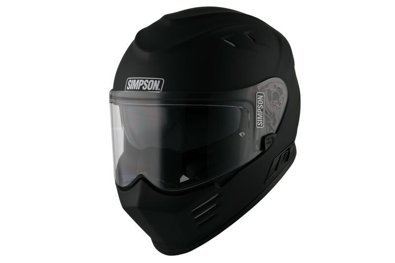 Simpson Venom Tanto Full Face Helmet Negro Mate