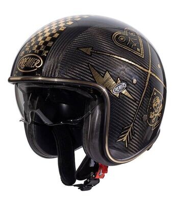 Cascos Premier Vintage Evo Carbon NX Gold Chrom