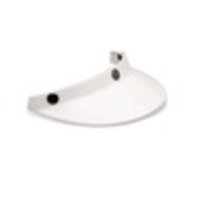 Visera 3 corchetes BELL Custom 500 - Blanca