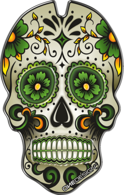 Almohadilla para depósito blanda en resina ONEDESIGN
TANK SKULL