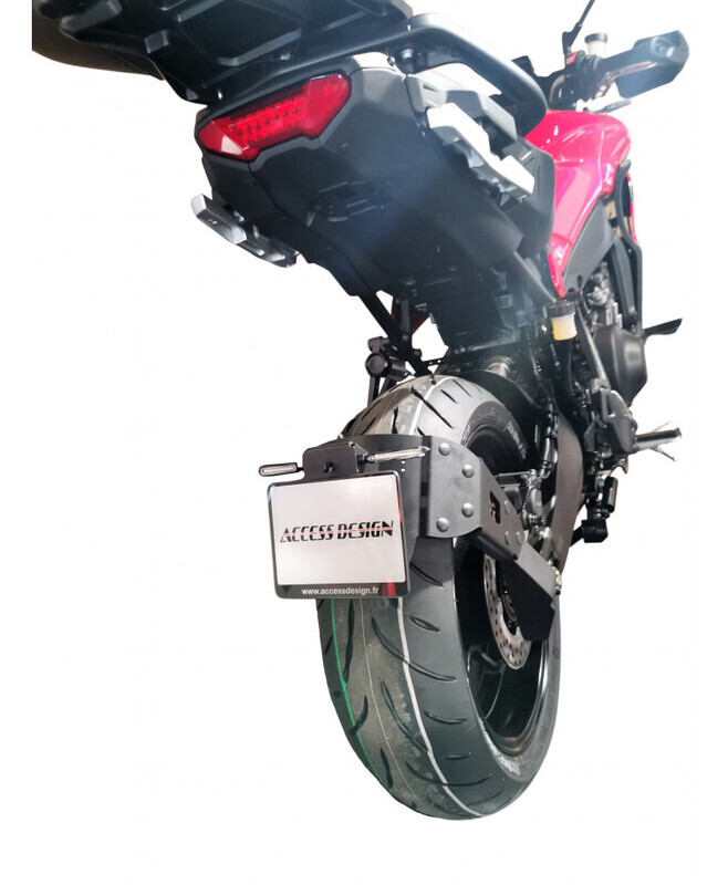 ACCESS DESIGN ''Wheel Fitted'' License Plate Holder Black - Yamaha MT-09 Tracer/GT
