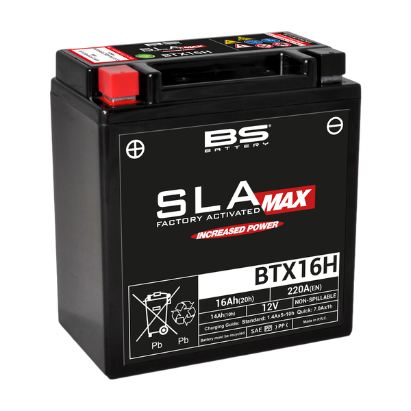 BS BATTERY
BATTERY BS BTX16H SLA-MAX