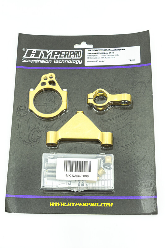 Kits de montaje de amortiguadores de dirección HYPERPRO
DMP MNT KAW ZX-6R 07-08