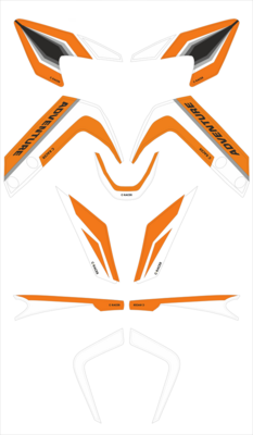 Set vinilos C-RACER
STICKER KIT KTM390ADV WHT
