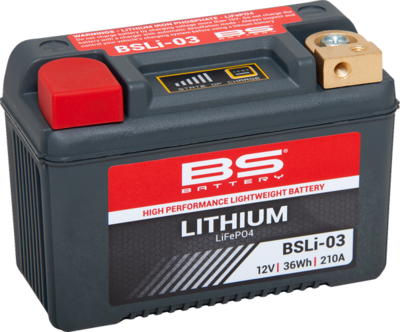 Batería de litio BS BATTERY
BATTERY LITHIUM BSLI03