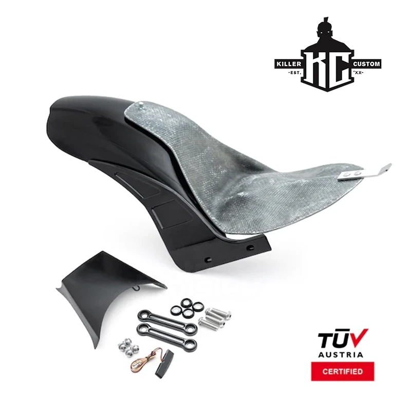Guardabarros trasero Harley Davidson M8 Softail "Bobbstr" 2018-2023 Para neumáticos anchos 180-200 (con transporte de pasajeros)