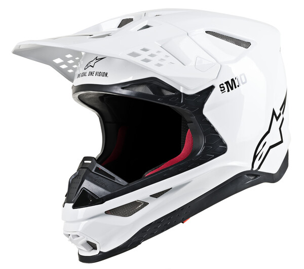 Casco Suptertech M10 Solid MX
ALPINESTARS HELMET SM10 SOLID WHT