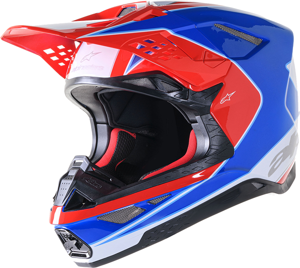 Casco Suptertech M10 Solid MX
ALPINESTARS
HELMET SM10 AEON RD/BL