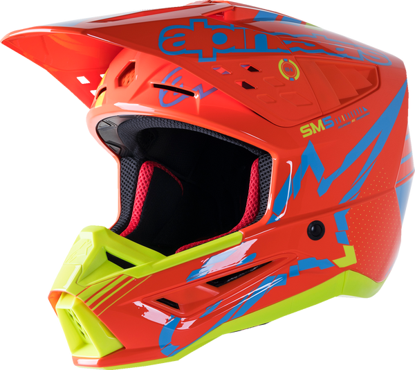 Casco Supertech M5 Solid MX ALPINESTARS
HELMET SM5 ACT2 OR/C/Y