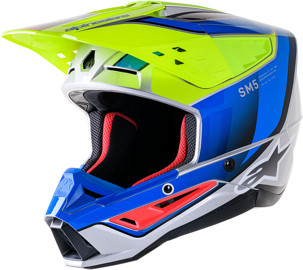 Casco Supertech M5 Solid MX ALPINESTARS
HELMET SM5 SAIL YLW/BL