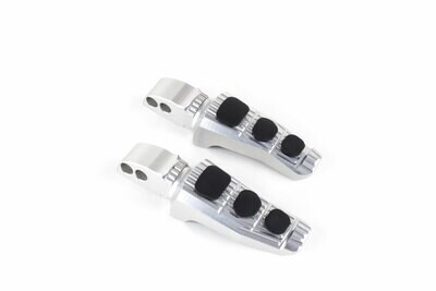 Estriberas touring Gilles Tooling para piloto, plata para BMW F / R