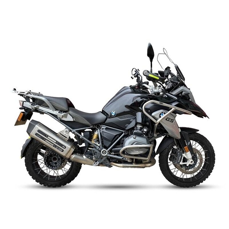 Silenciador IXIL MXT acero inoxidable / aluminio negro - EB5095SS Homologado BMW R 1200/1250 GS, 16-17/18- (Euro 4 o Euro 5)