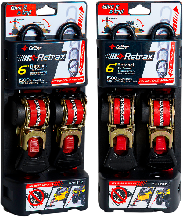 Cinchas Retrax CALIBER
TIE DOWN 6' SELF REWIND