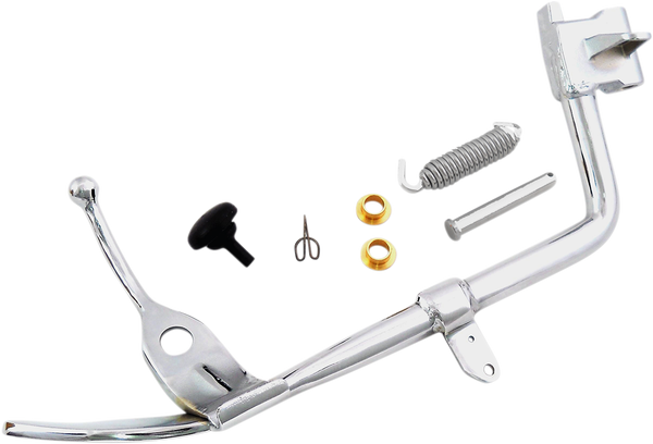 Kit de caballete lateral cromado Harley Davidson DRAG SPECIALTIES KICKSTAND KT CHR 07-17