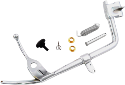 Kit de caballete lateral cromado Harley Davidson DRAG SPECIALTIES KICKSTAND KT CHR 07-17