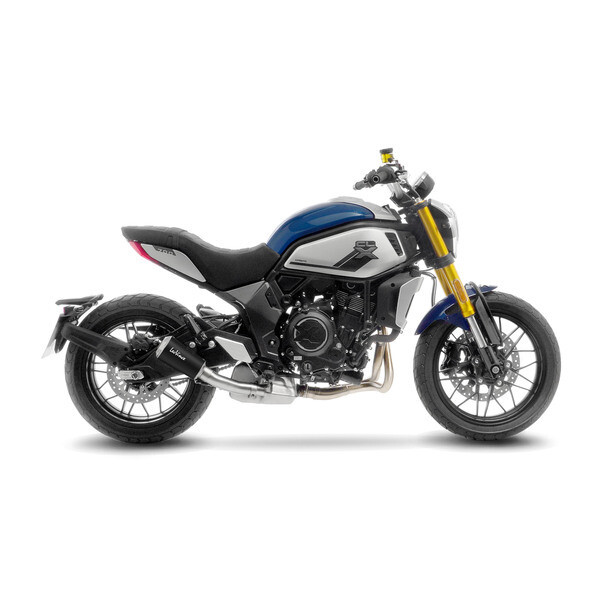Silenciador Slip-On LV-10 - acero inoxidable MUFFLER LV-10 X-HERITAGE CF MOTO HOMOLOGADO NEGRO