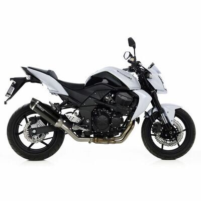 Silenciador Slip-On Nero - acero inoxidable LEOVINCE MUFFLER NERO KAWASAKI Z750 Homologado