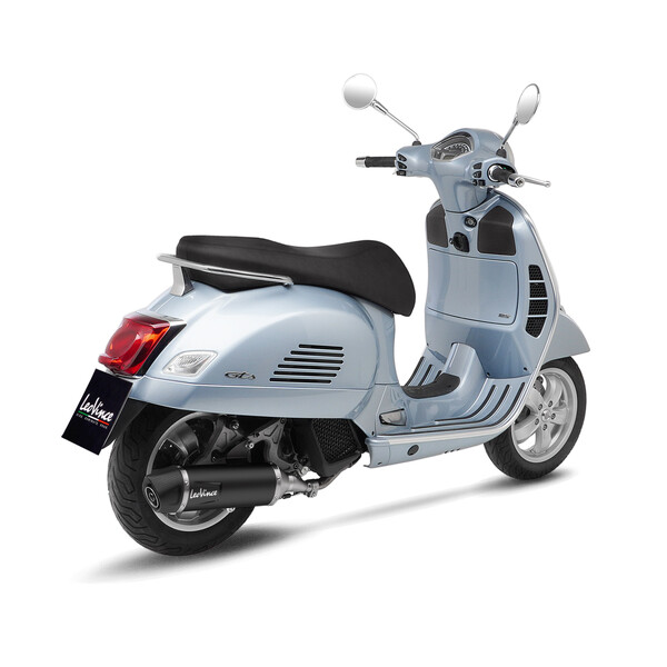 Silenciador Slip-On Nero - acero inoxidable LEOVINCE
MUFFLER SBK NERO SS VESPA GTS Homologado