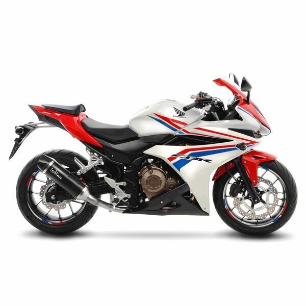 Silenciador Slip-On Nero - acero inoxidable LEOVINCE
MUFFLER NERO Honda CB CBR 500 Homologado