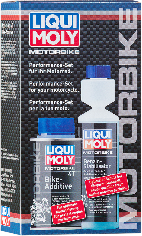 Set optimizador de prestaciones para moto LIQUI MOLY