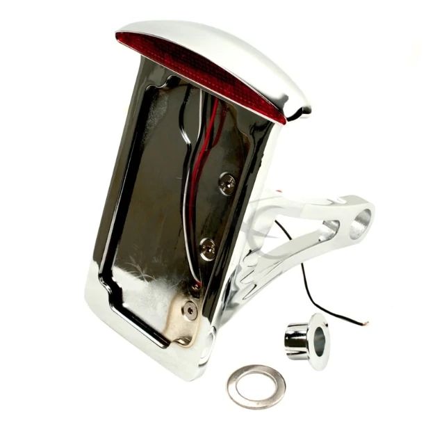 Soporte lateral de placa de matrícula para Harley Davidson XL 883 / 1200 98-2015