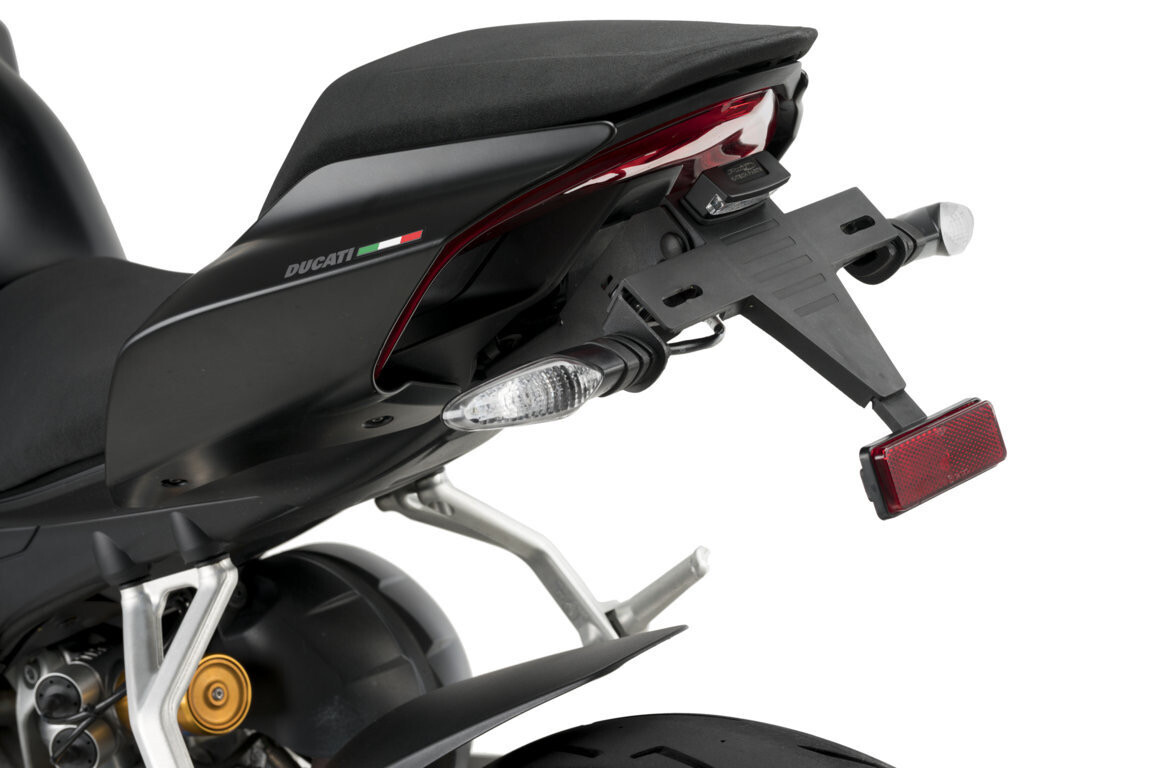 SOPORTE PORTAMATRÍCULA PUIG PARA MOTOCICLETA DUCATI STREETFIGHTER V2 2023