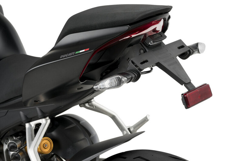 SOPORTE PORTAMATRÍCULA PUIG PARA MOTOCICLETA DUCATI STREETFIGHTER V2 2023
