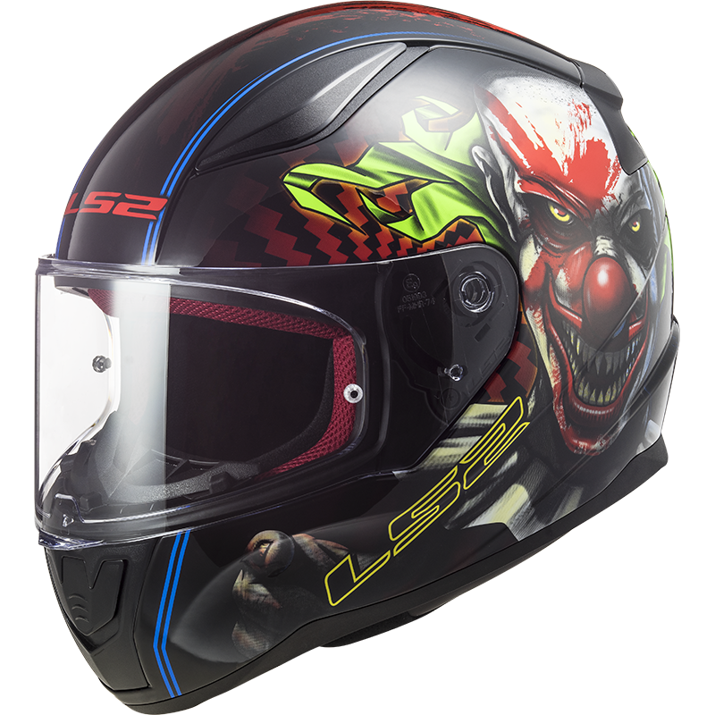 LS2 Helmet FF353 Rapid Happy Dreams Black