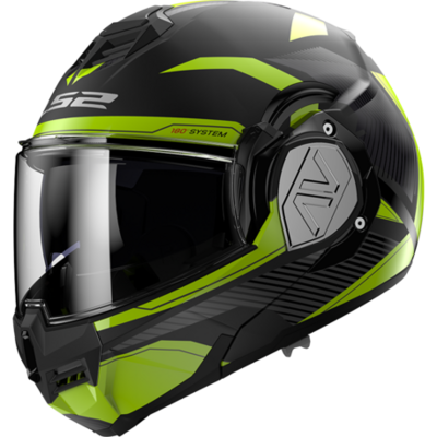 Casco LS2 FF906 Advant Revo Negro/HV Amarillo