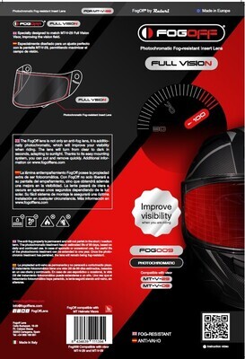 DKS 435 CLEAR PINLOCK LENS MAX VISION FOR MT-V-28 VISOR