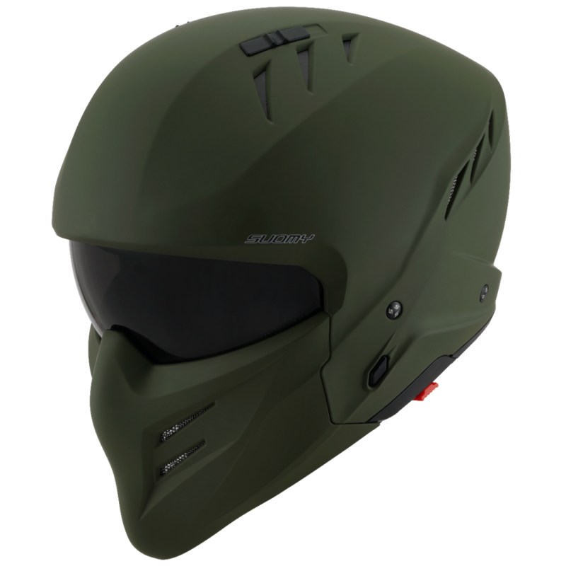 Suomy ARMOR PLAIN MATT ARMY GREEN E06