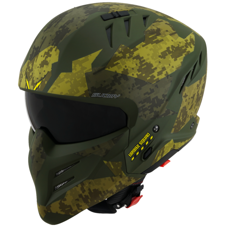 Suomy ARMOR URBAN SQUAD CAMOUFLAGE MATT ARMY GREEN E06