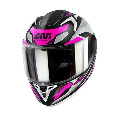 GIVI 50.8 MUJER BRAVE NEGRO GRIS ROSA MATE